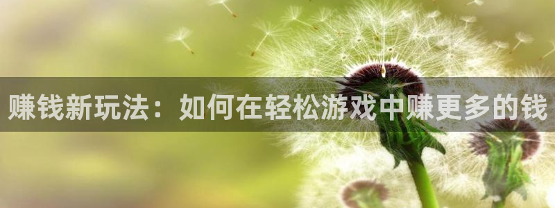 杏悦2官网登录：赚钱新玩法：如何在轻松游戏中赚更多的钱
